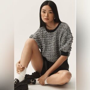 Maeve Puff-Sleeve Bubble Top